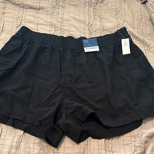 Old Navy Women's High Waist Black Shorts